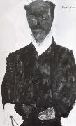 Egon Schiele Portrait of a otto wagner Spain oil painting artist